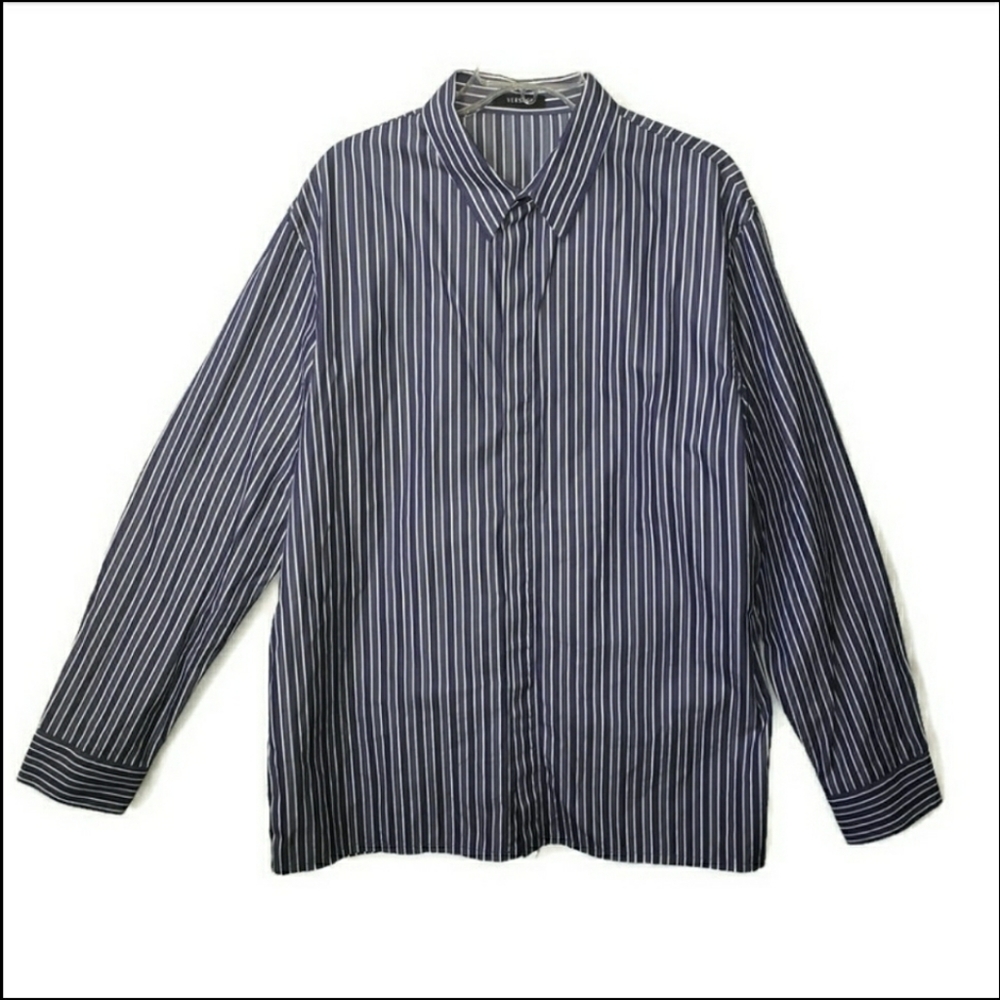 Gianni Versace Men's button up dress shirt size 4X or 58 - Picture 15 of 15